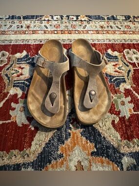 Birkenstock Sandals Women’s Size 38 (US 7) Brown Leather